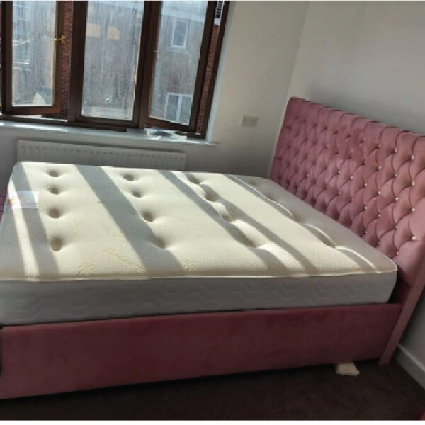Pink Ottoman Bed