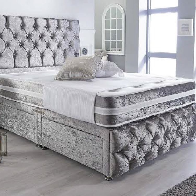 Elegant Silver Luxury Beds